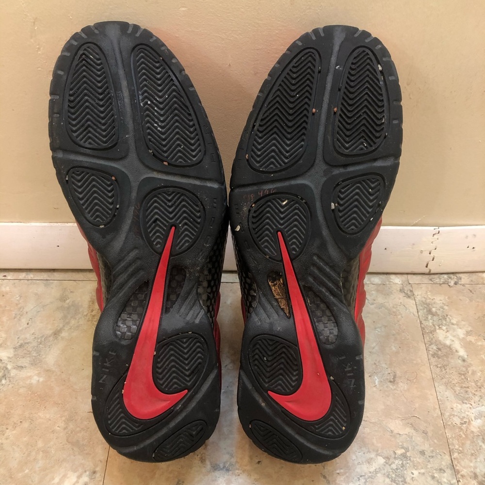 Nike Air Foamposite Pro University Red Black 14 - Picture 7 of 8